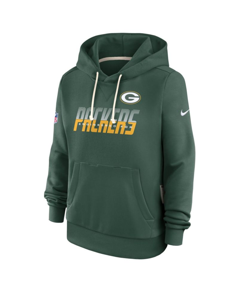 Women's Green Bay Packers Sideline Standard Issue Dri-FIT Dolman Hoodie