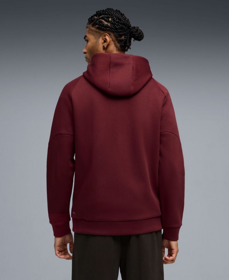Men's Maroon Portugal National Team Tech Full-Zip Hoodie