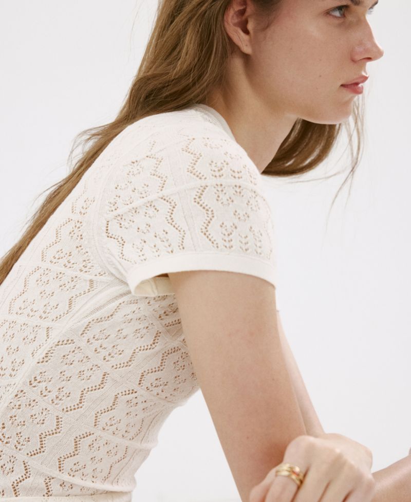Women's Short Open-Knit Dress