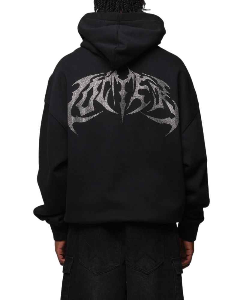 Men's Metal Rhinestone Hoodie