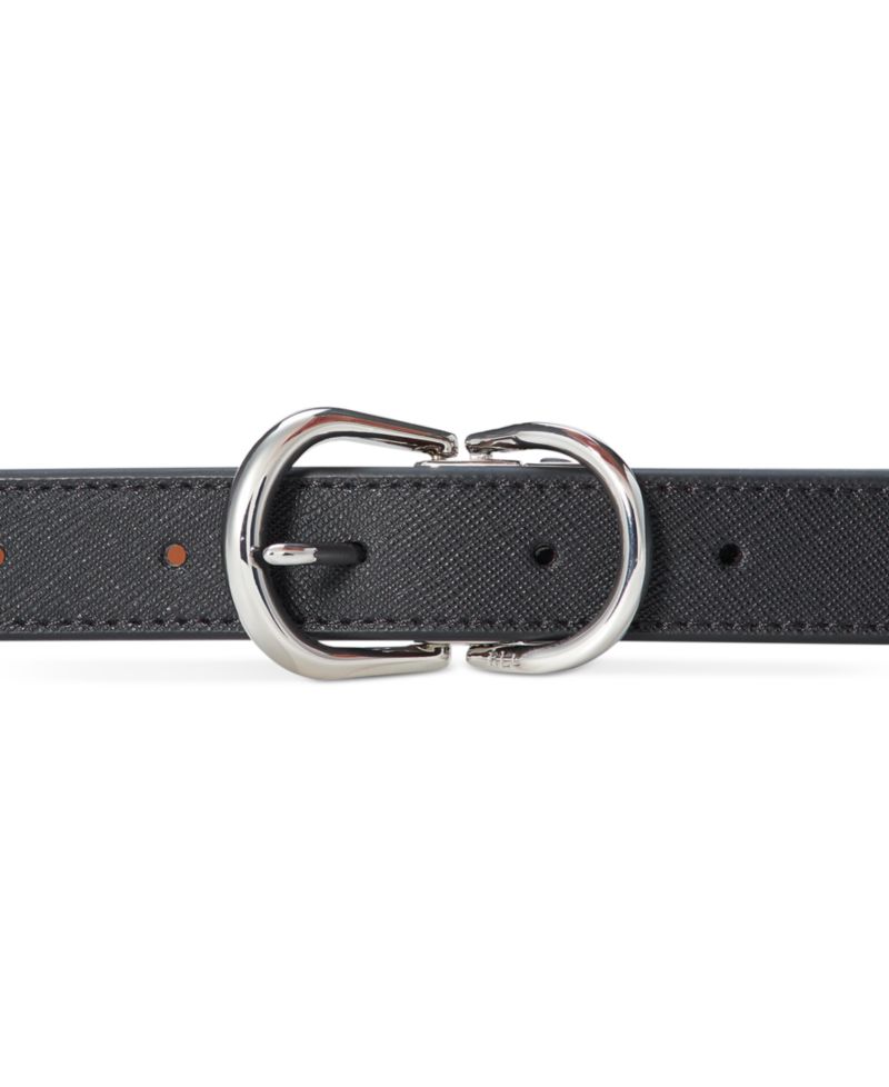 Reversible Crosshatch Leather Belt
