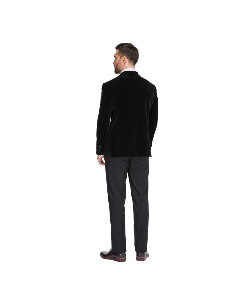 Men's Slim-Fit Velvet Shawl Lapel Tuxedo Set