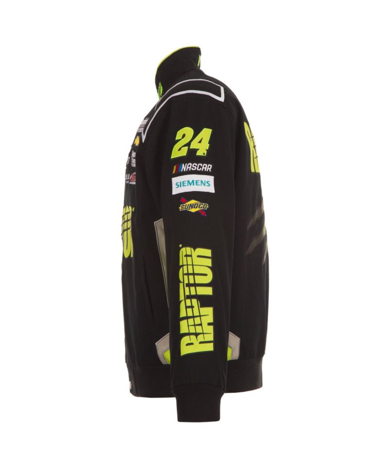 Men's Black William Byron Raptor Full-Snap Twill Uniform Jacket