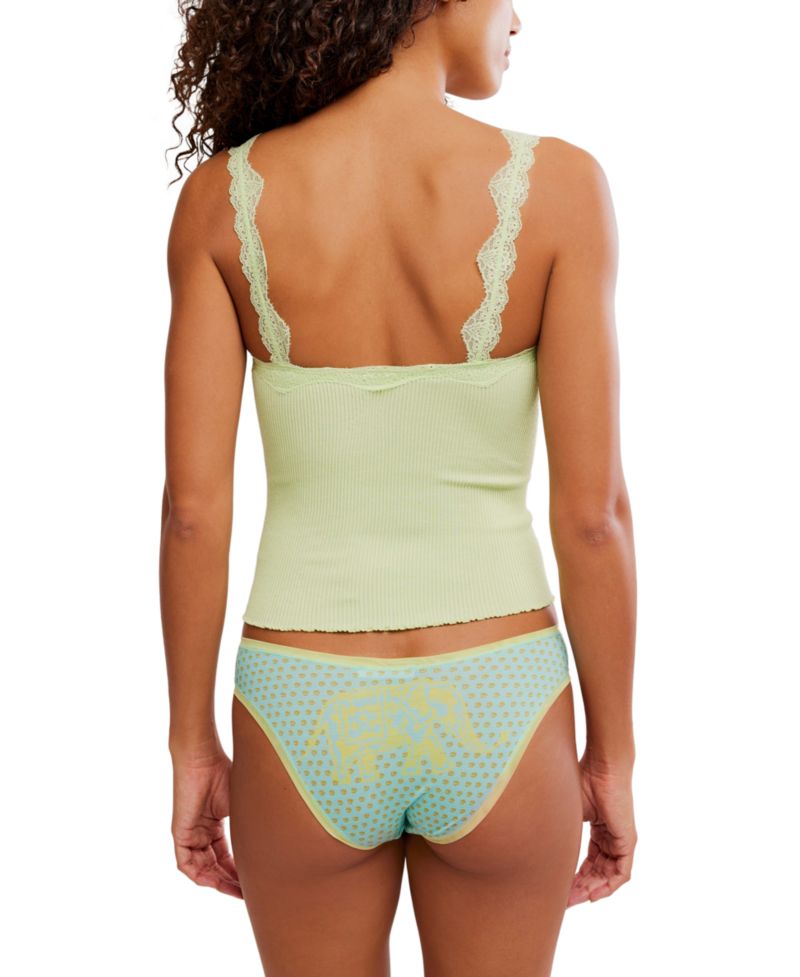 Women's Spring Fever Lace Detail V-Neck Cami Top