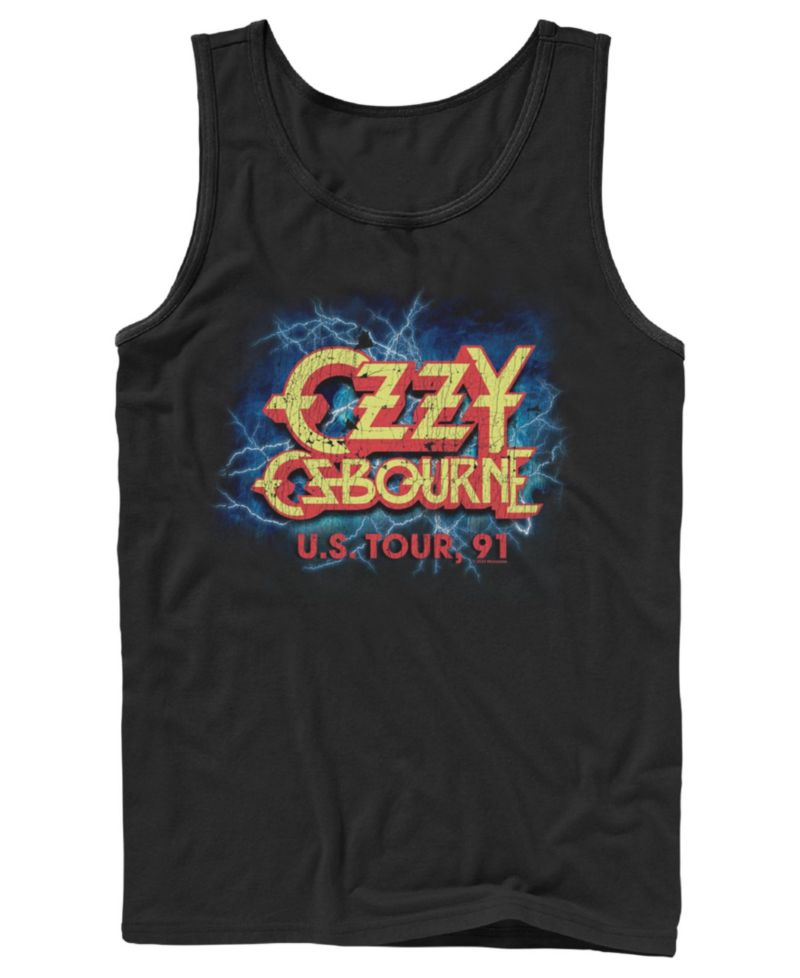 Men's Ozzy Osbourne U.S Tour 91 Graphic Tank Top