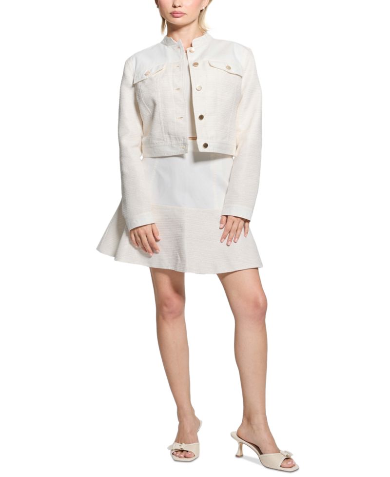 Women's Elsie Mixed Media Skirt