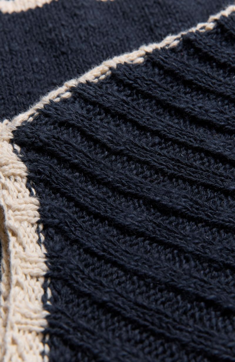 Women's Stripe Boat Neck Sweater
