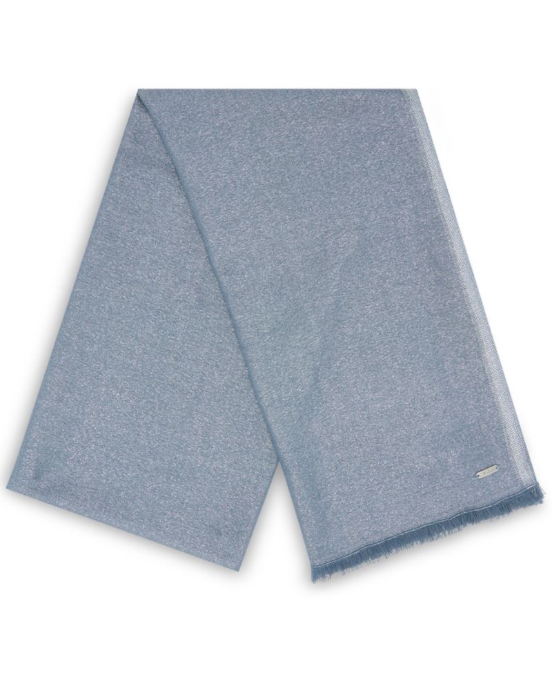 Lightweight Metallic Evening Scarf