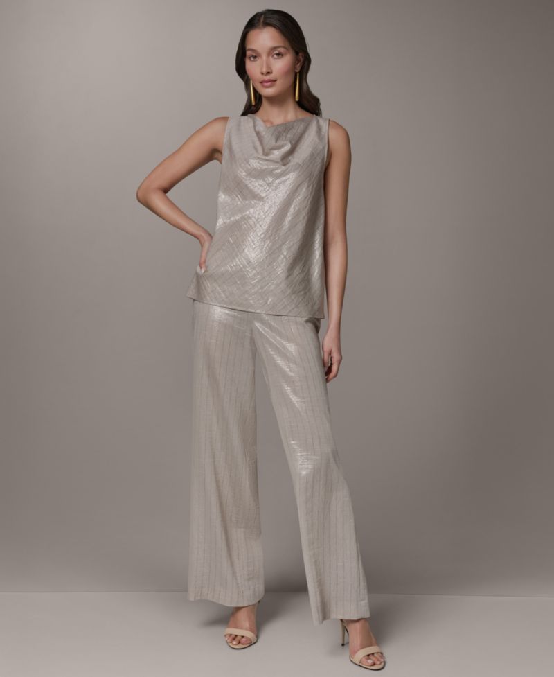 Women's Sleeveless Cowl Neck Top