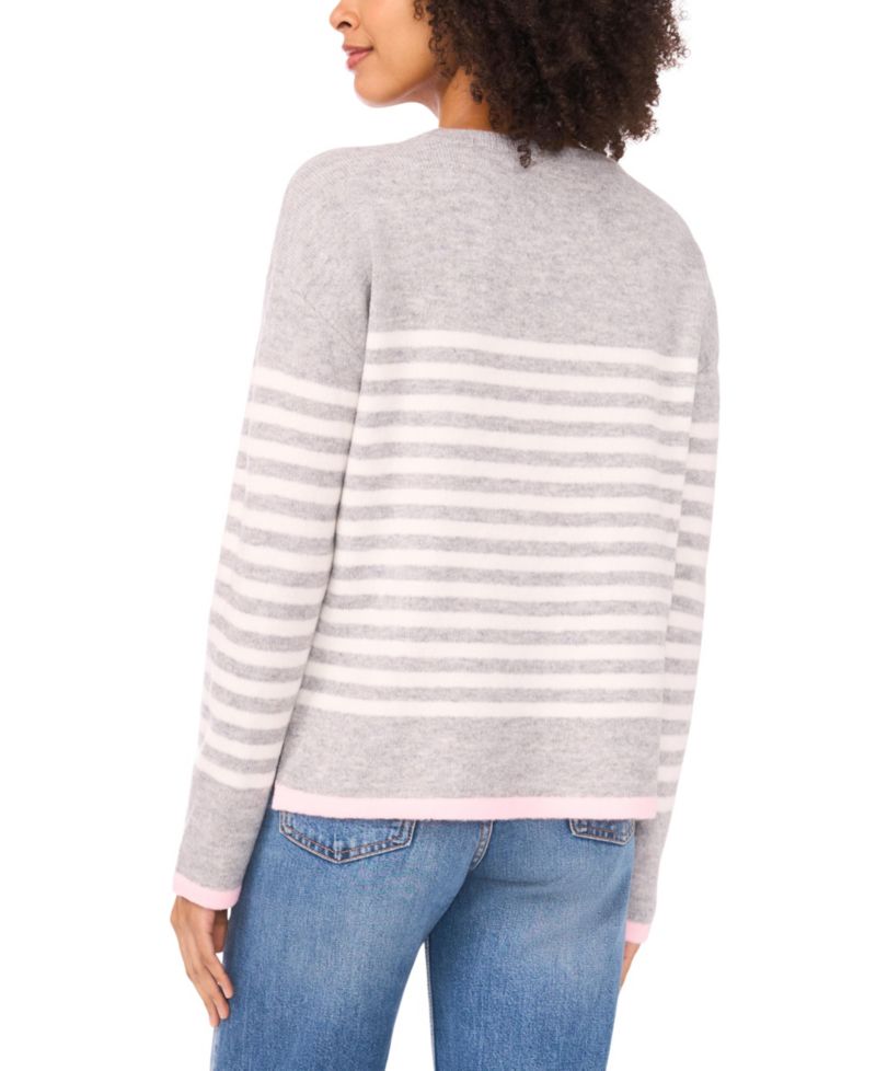 Women's Sailor Stripe Crewneck Sweater