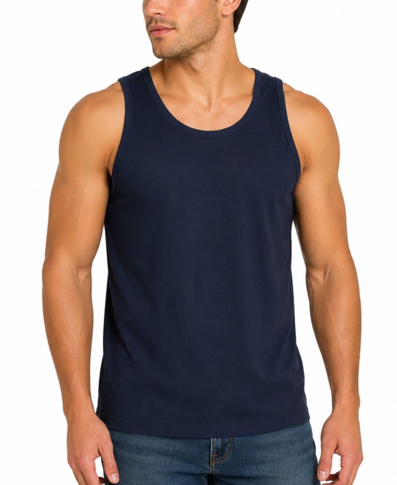 Men's Micro Waffle Knit Regular-Fit Tank Top
