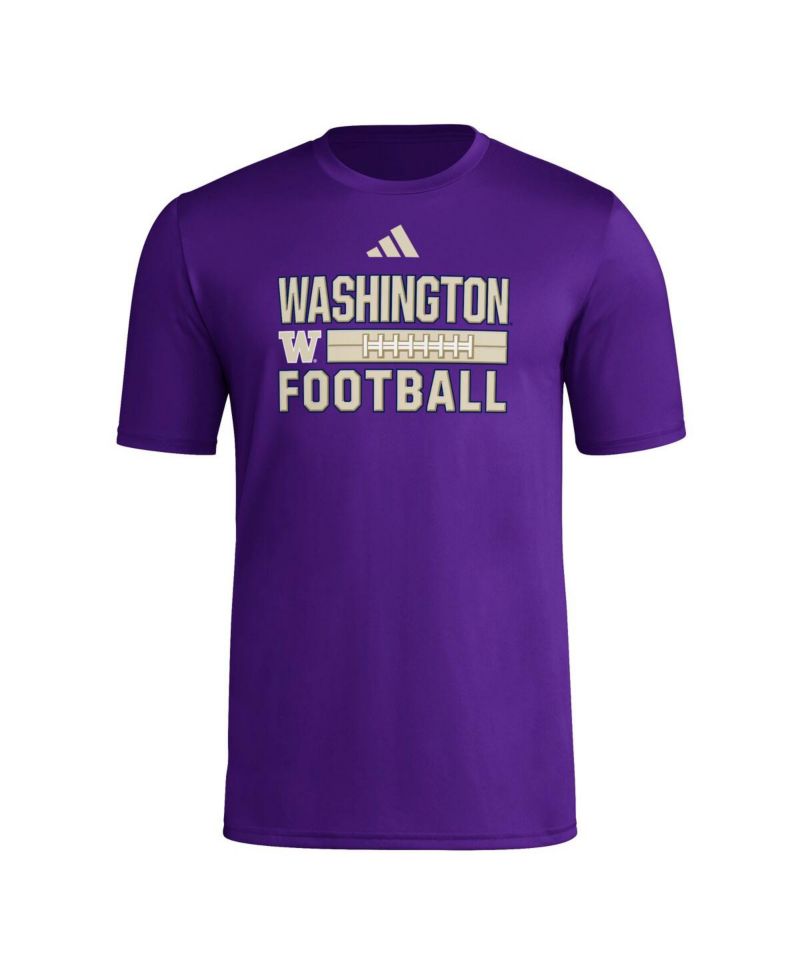 Men's Purple Washington Huskies Locker Laces Out Pre-Game T-Shirt