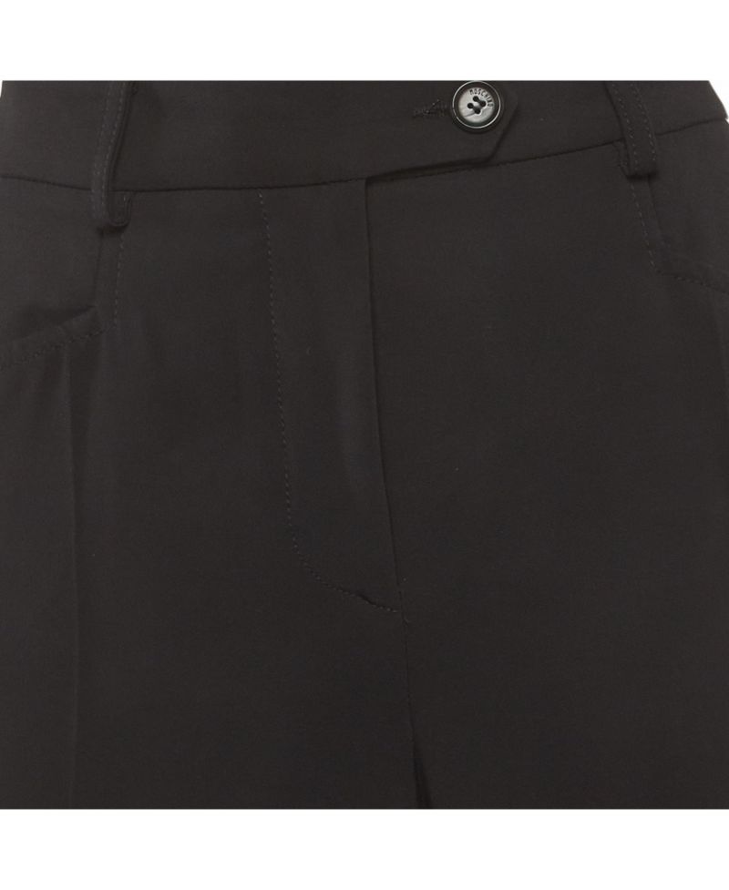 Women's Crepe Straight Leg Trousers