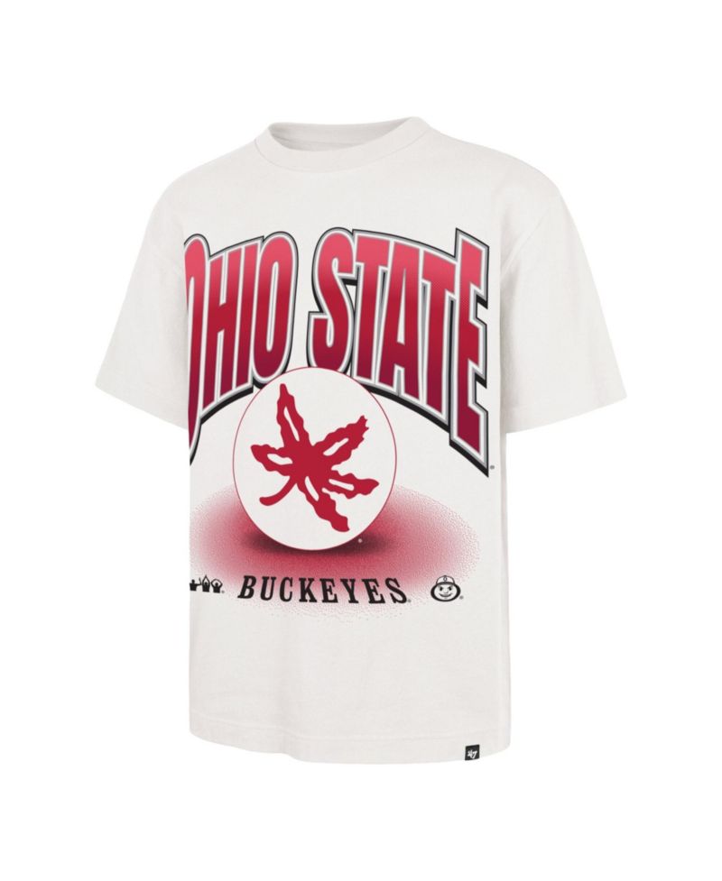 Men's Cream Ohio State Buckeyes Team Flex Foundation T-Shirt