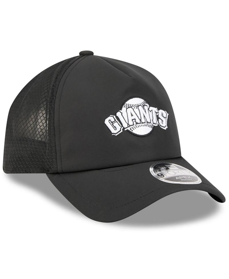 Men's Black San Francisco Giants 2026 Batting Practice Alternate Apex 9FORTY Adjustable Hat