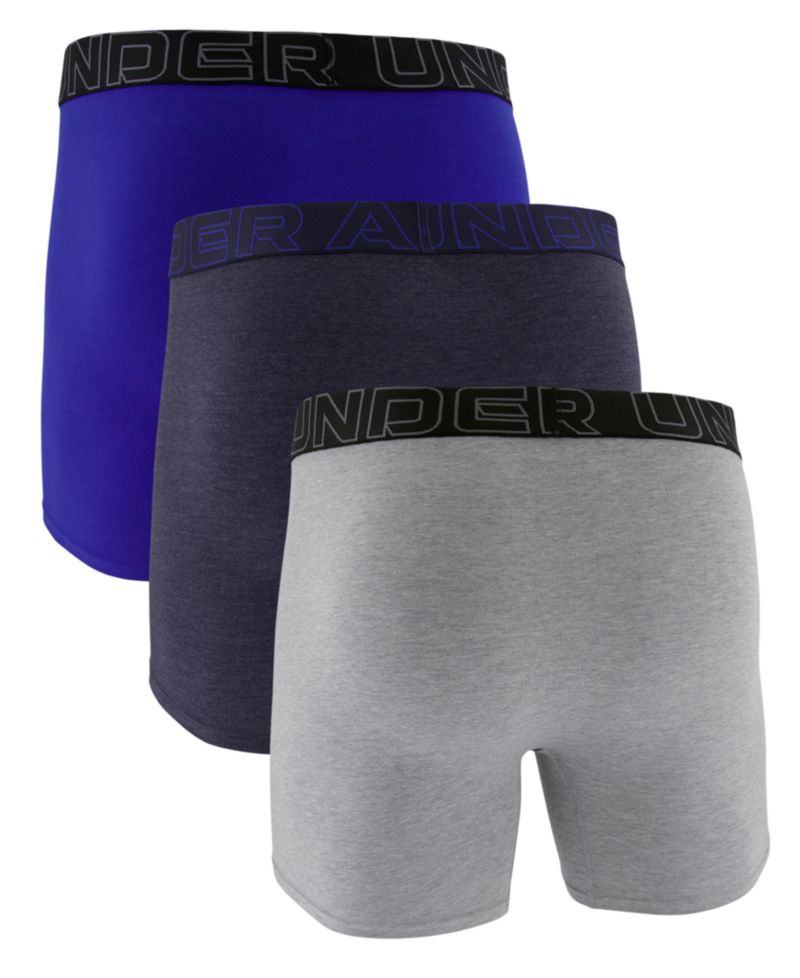 Men's 3-Pack Performance Solid 6" Boxer Briefs