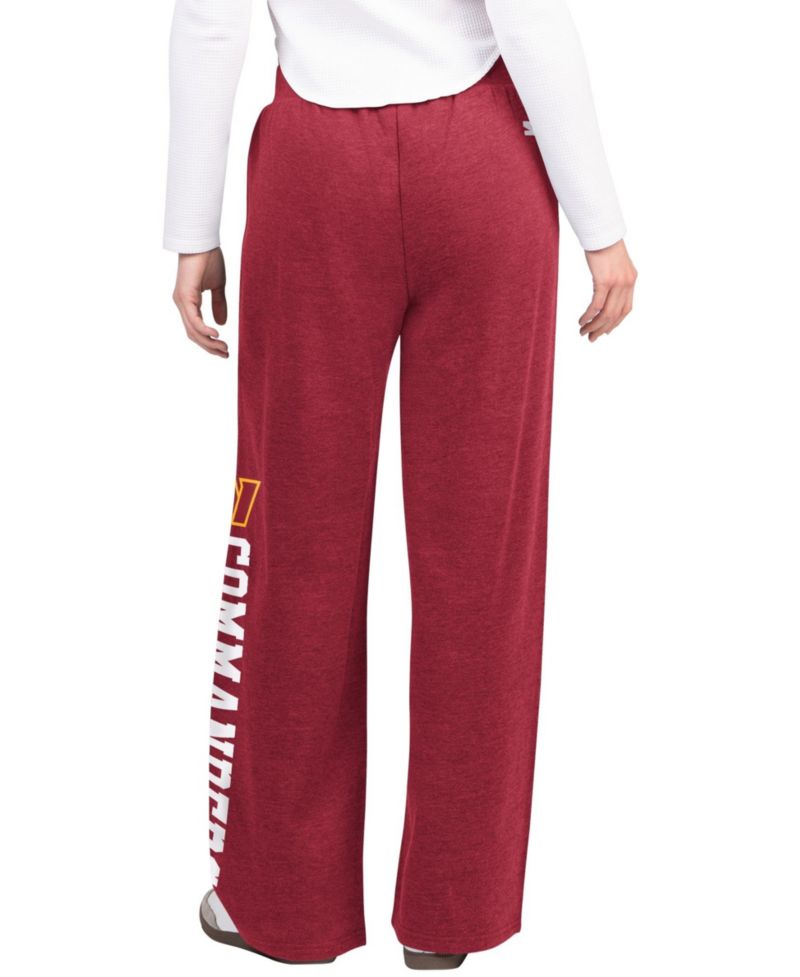 Women's Burgundy Washington Commanders Field Wide Leg Sweatpants