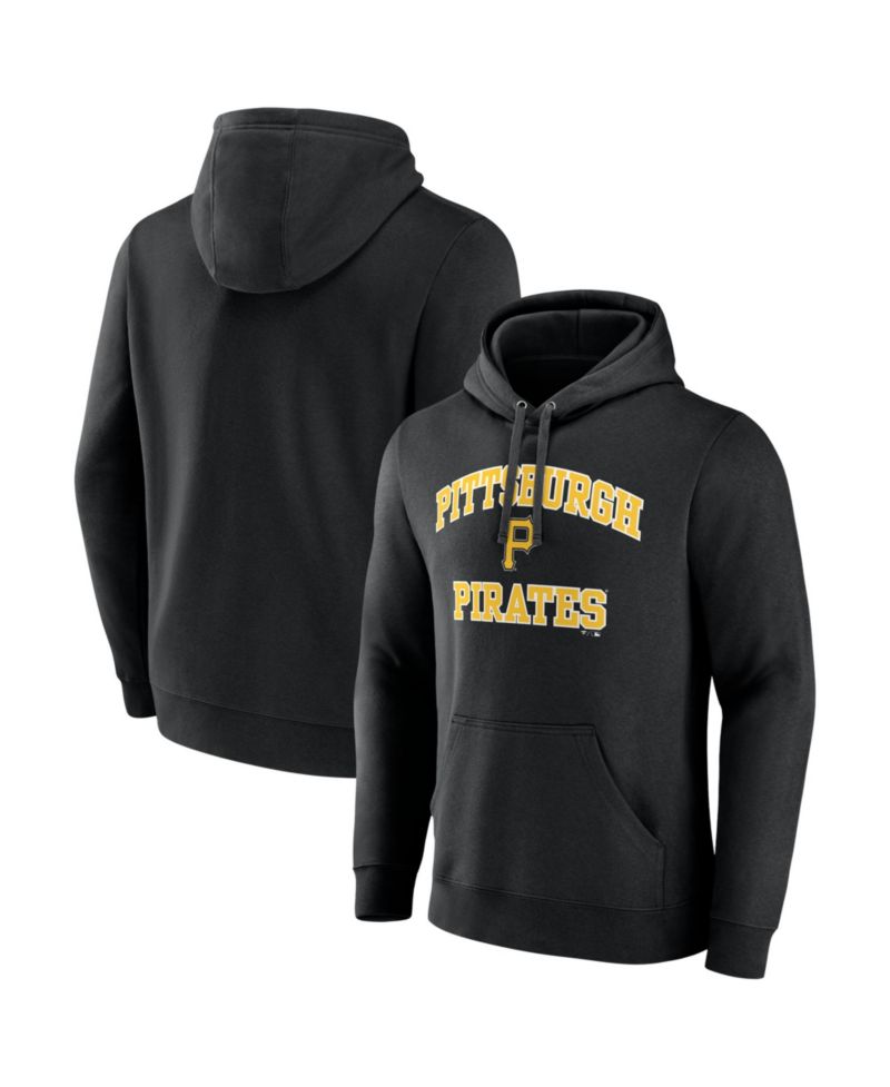 Men's Black Pittsburgh Pirates Heart & Soul Hoodie