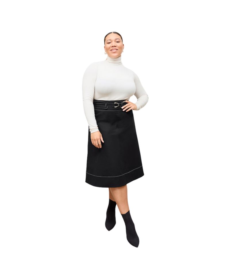 Axam Layering Turtleneck - Ribbed Pima Cotton