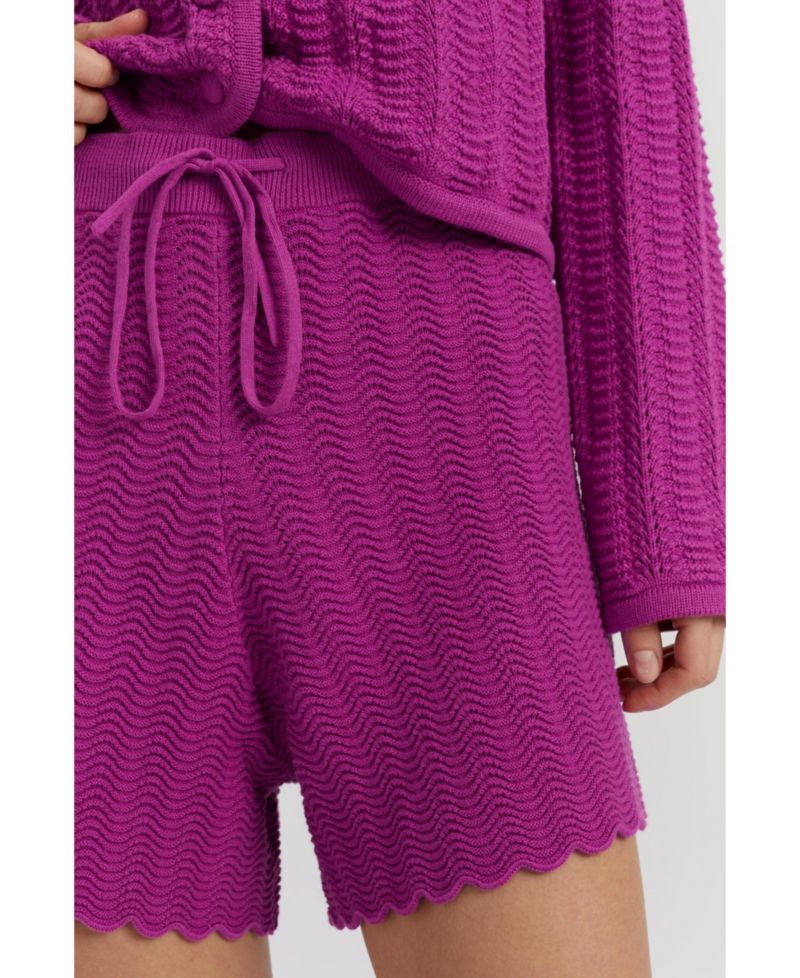 Women's Chinti and Parker Cotton Crochet Shorts