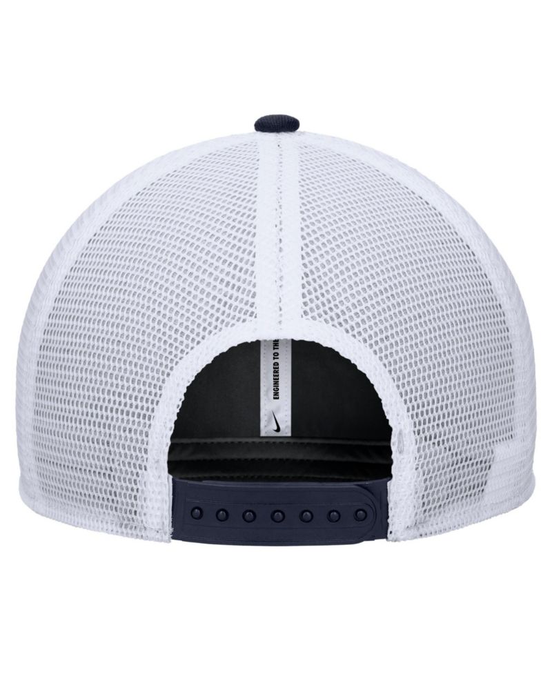Men's Navy BYU Cougars Rise Adjustable Trucker Hat
