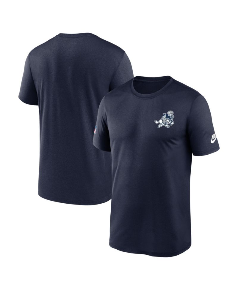 Men's Navy Dallas Cowboys Alt Legend Small Logo Dri-FIT T-Shirt