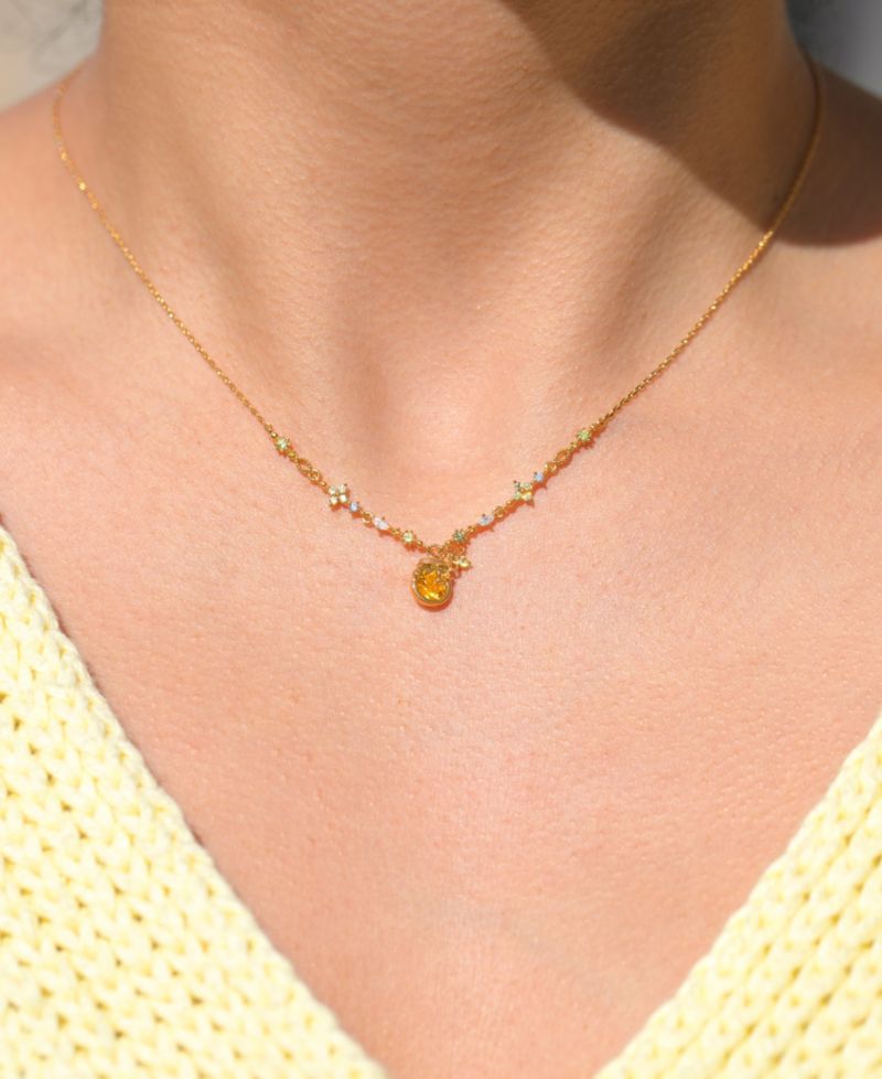 Disney Winnie the Pooh Crystal Sweet as Hunny Necklace