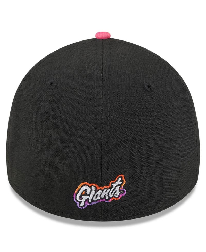 Men's Black/Orange San Francisco Giants 2025 City Connect 39THIRTY Flex Hat