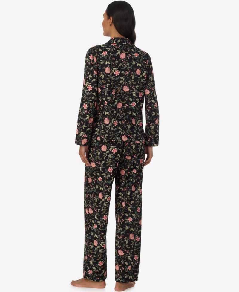 Women's Long-Sleeve Top & Drawstring Pants, 2-Piece Set