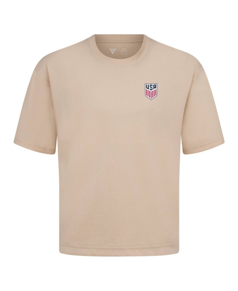 Men's Khaki USMNT Luxe Signature T-Shirt