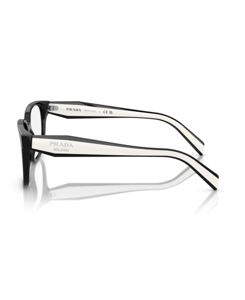 Woman Rectangle Plastic PR 17ZVF Eyeglasses