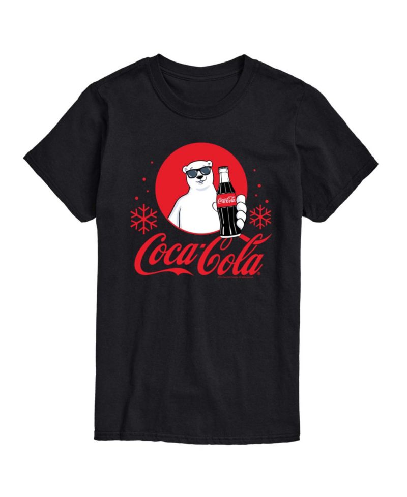 Men's Coca-Cola Polar Bear Snowflakes Crewneck Graphic T-Shirt
