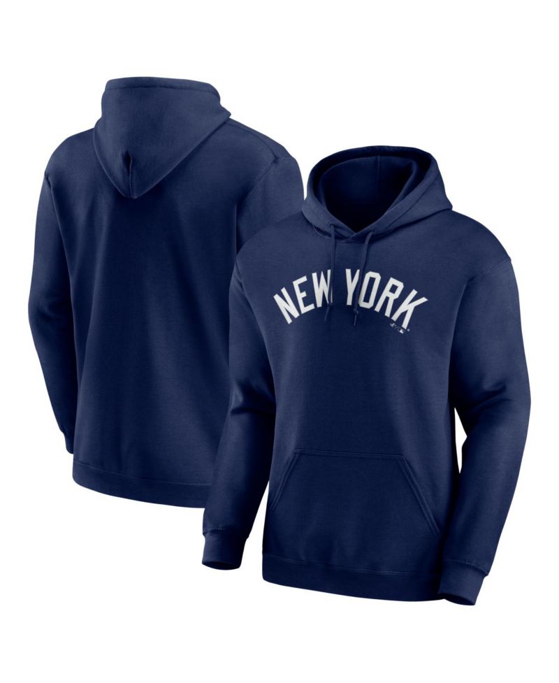 Men's Navy New York Yankees Wordmark Hoodie