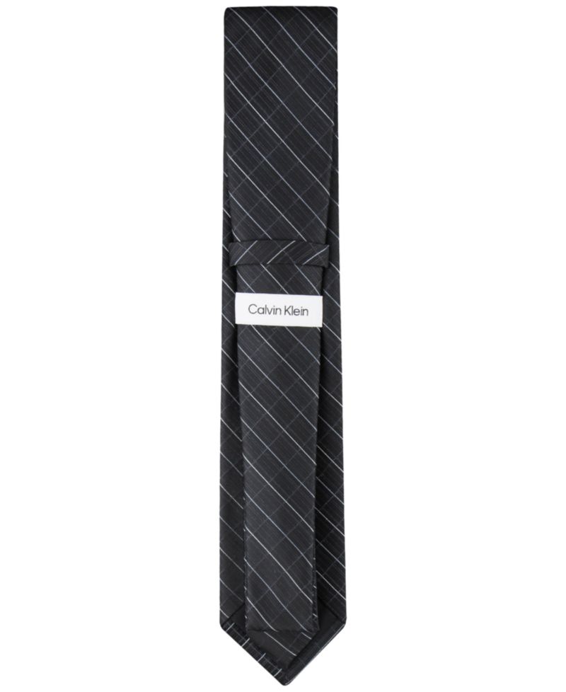 Men's Etched Windowpane Tie