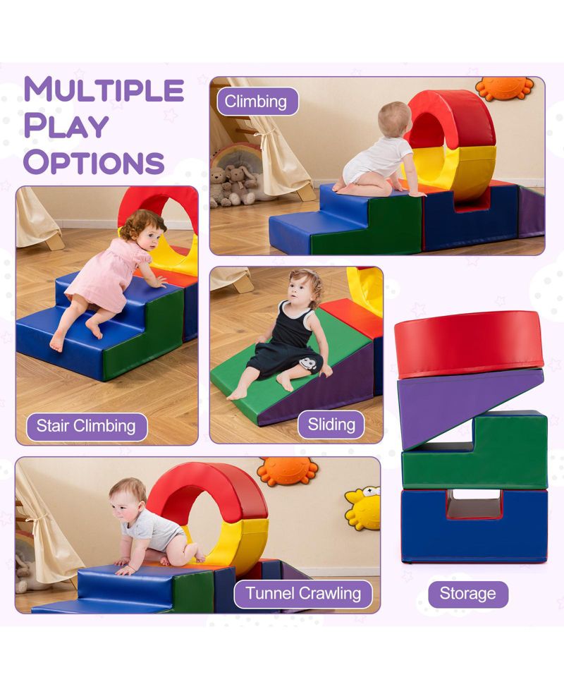 5-Piece Foam-Climbing Kids Toys, 5-Piece Set