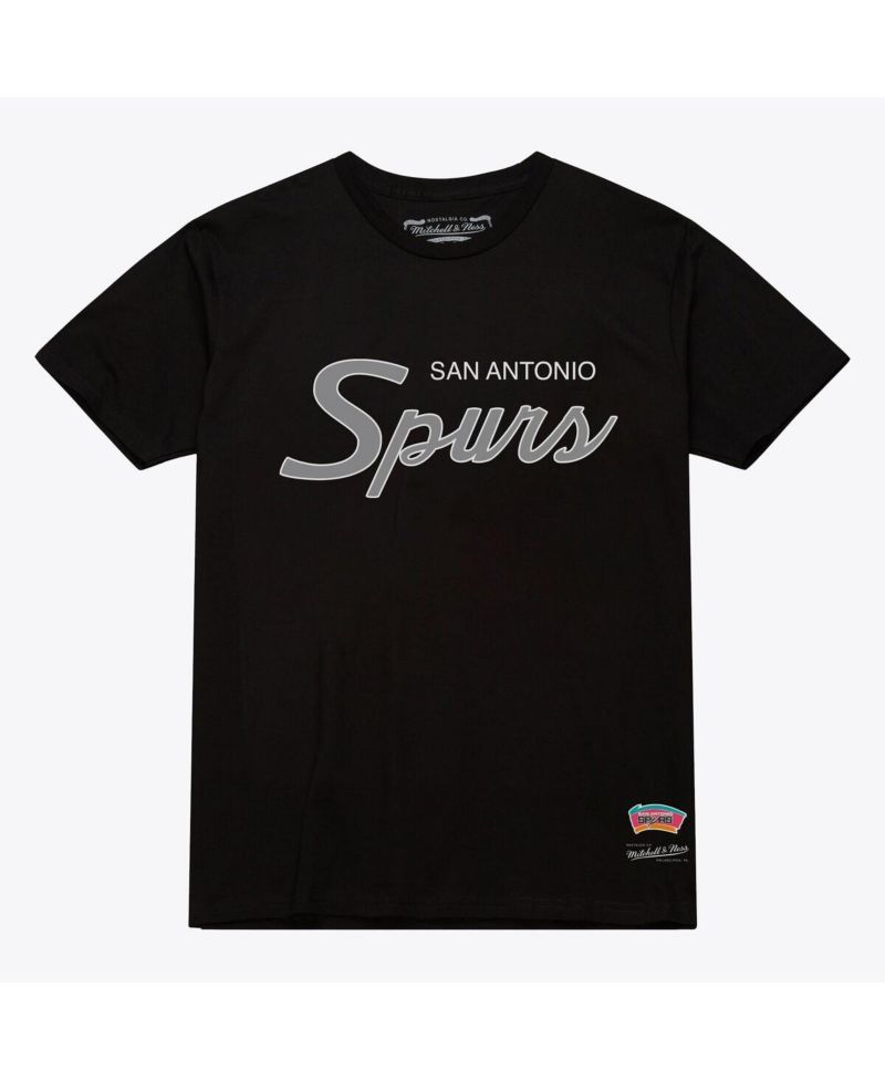 Men's Black San Antonio Spurs Vintage Wordmark T-Shirt