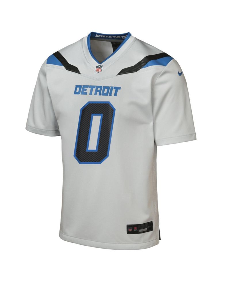 Big Boys and Girls Jahmyr Gibbs Silver Detroit Lions 2026 Rivalries Collection Game Jersey