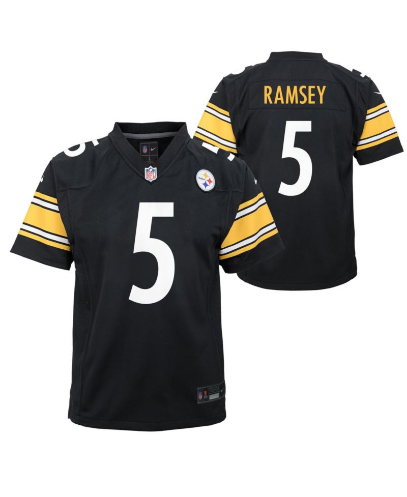 Big Boys and Girls Jalen Ramsey Black Pittsburgh Steelers Team Game Jersey