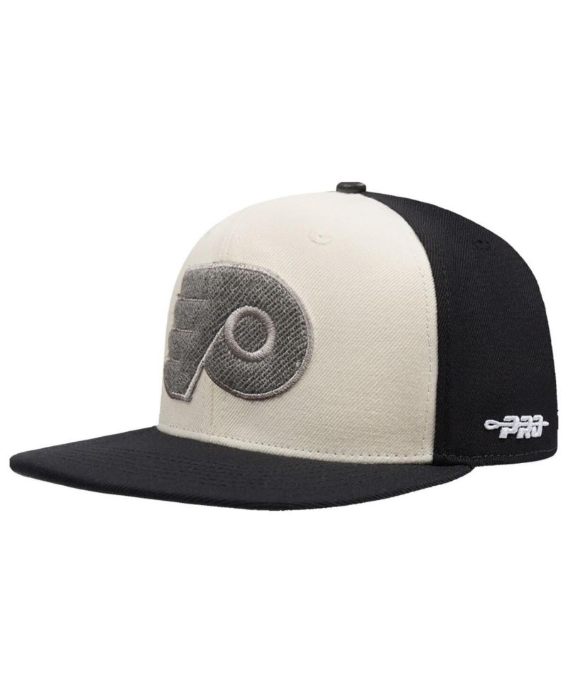 Men's Cream Philadelphia Flyers French Terry Snapback Hat