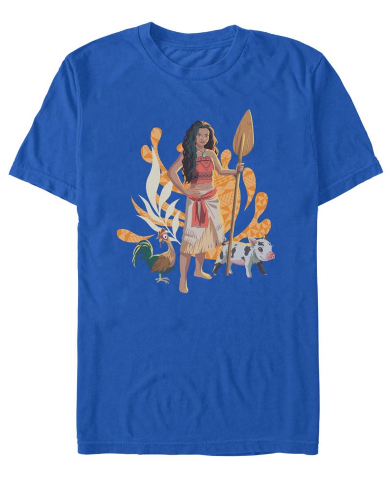 Men's Moana Live Action Heihei and Pua Graphic T-Shirt
