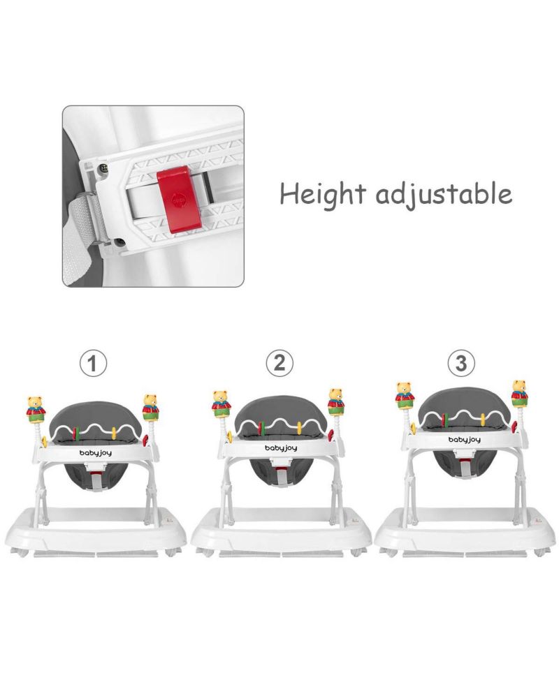 Baby Adjustable-Height Foldable Walker