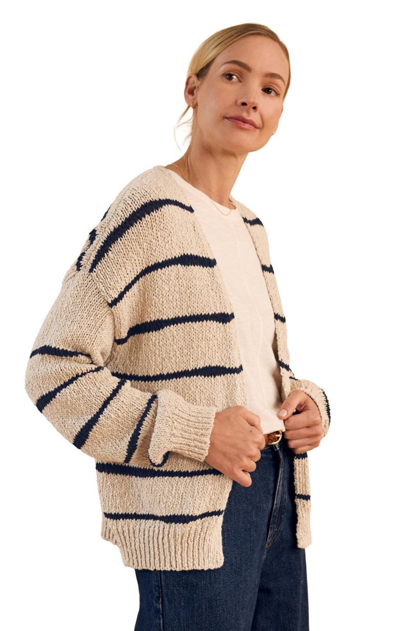 Women's Long Sleeve Drop Stitch Cardigan