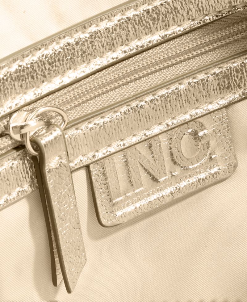 Nedda Rushed Metallic Satchel
