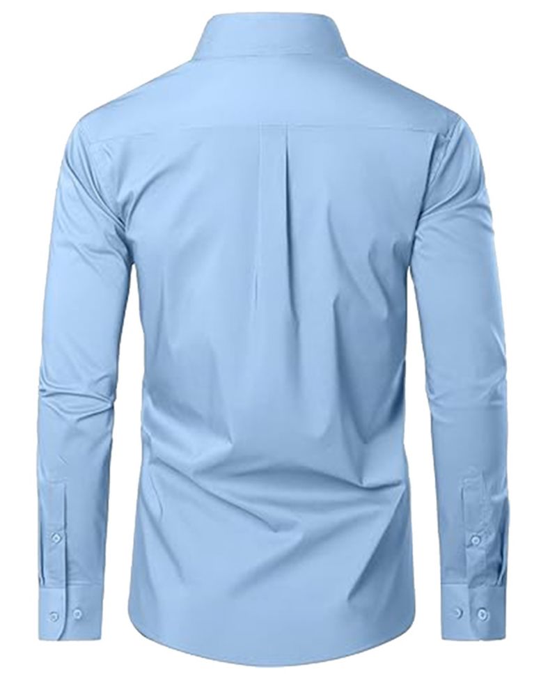 Men's Long Sleeve Classic Dress Shirt
