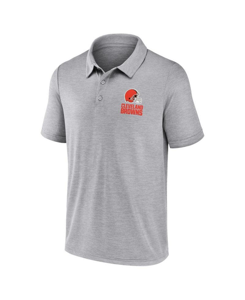 Men's Gray Cleveland Browns Making Waves Polo Shirt