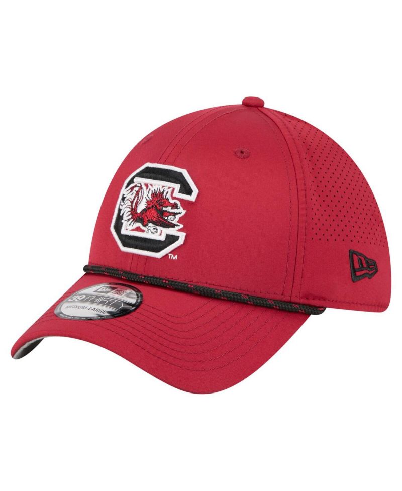 Men's Garnet South Carolina Gamecocks Rope 39THIRTY Flex Hat