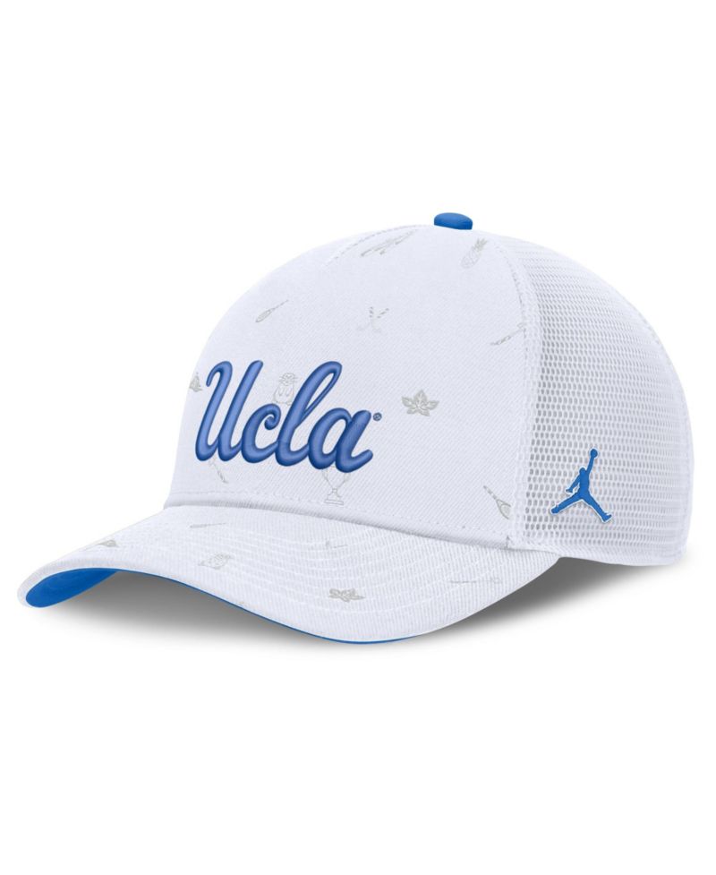 Men's and Women's White UCLA Bruins Country Club Golfin' Rise Trucker Adjustable Hat