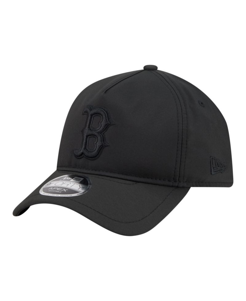 Men's Black Boston Red Sox Injection Apex 9FORTY Adjustable Hat