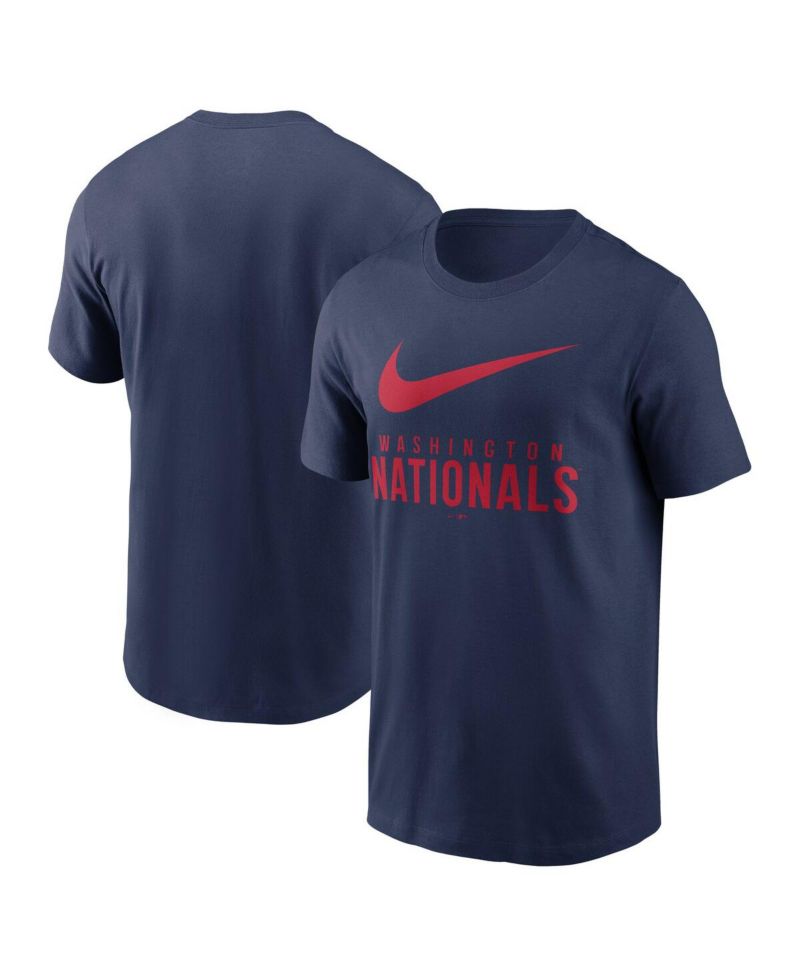 Men's Navy Washington Nationals Swoosh T-Shirt