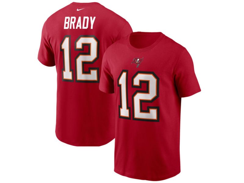 Tampa Bay Buccaneers Men's Pride Name and Number Wordmark 3.0 Player T-shirt Tom Brady
